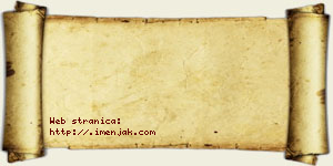 Anđa Palijić vizit kartica